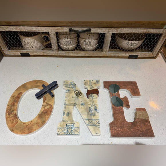Handmade “One” Letters - Picture 1 of 2